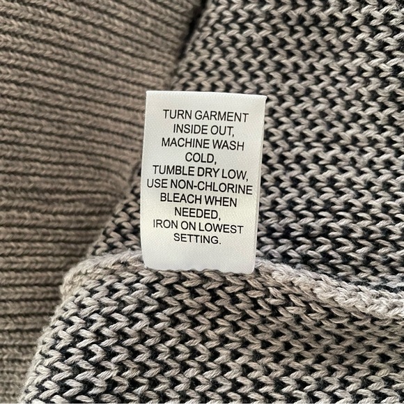 Essentials Knit Logo Hoodie Pullover Black & Taupe Size XS - Picture 12 of 15